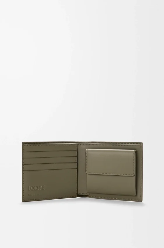 Portfel na monety z satynowej skóry cielęcej Portfel na monety z satynowej skóry cielęcej