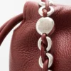 Średnia Flamenco Purse z drobnoziarnistej skóry cielęcej Średnia Flamenco Purse z drobnoziarnistej skóry cielęcej