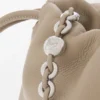 Średnia Flamenco Purse z drobnoziarnistej skóry cielęcej Średnia Flamenco Purse z drobnoziarnistej skóry cielęcej