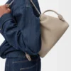 Średnia Flamenco Purse z drobnoziarnistej skóry cielęcej Średnia Flamenco Purse z drobnoziarnistej skóry cielęcej