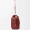 Średnia Flamenco Purse z drobnoziarnistej skóry cielęcej Średnia Flamenco Purse z drobnoziarnistej skóry cielęcej