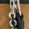 Średnia Flamenco Purse z haftowanej skóry nappa Średnia Flamenco Purse z haftowanej skóry nappa