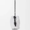 Średnia Flamenco Purse z koralikami w kształcie lwów, wykonana z płótna z koralikami i skóry cielęcej Średnia Flamenco Purse z koralikami w kształcie lwów, wykonana z płótna z koralikami i skóry cielęcej