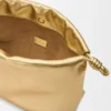 Średnia Flamenco Purse z laminowanej skóry jagnięcej Średnia Flamenco Purse z laminowanej skóry jagnięcej