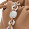 Średnia Flamenco Purse z miękkiej skóry jagnięcej typu nappa Średnia Flamenco Purse z miękkiej skóry jagnięcej typu nappa