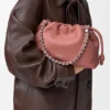 Średnia Flamenco Purse z miękkiej skóry jagnięcej typu nappa Średnia Flamenco Purse z miękkiej skóry jagnięcej typu nappa