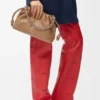 Średnia Flamenco Purse z miękkiej skóry jagnięcej typu nappa Średnia Flamenco Purse z miękkiej skóry jagnięcej typu nappa