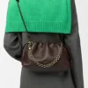 Średnia Flamenco Purse z miękkiej skóry jagnięcej typu nappa Średnia Flamenco Purse z miękkiej skóry jagnięcej typu nappa