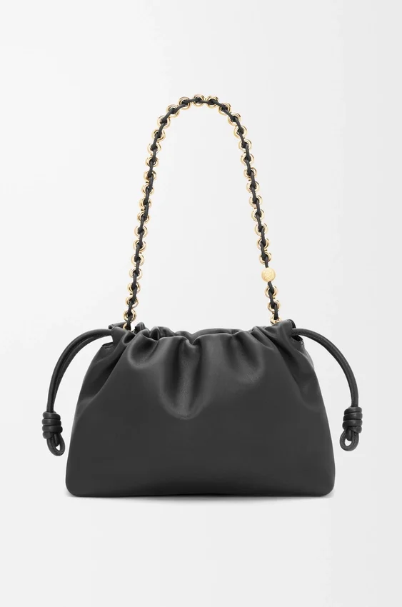 Średnia Flamenco Purse z miękkiej skóry jagnięcej typu nappa Średnia Flamenco Purse z miękkiej skóry jagnięcej typu nappa