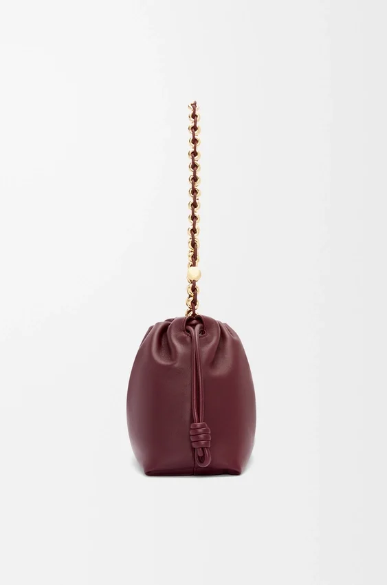 Średnia Flamenco Purse z miękkiej skóry jagnięcej typu nappa Średnia Flamenco Purse z miękkiej skóry jagnięcej typu nappa