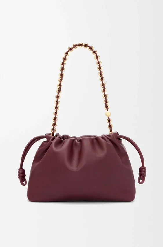 Średnia Flamenco Purse z miękkiej skóry jagnięcej typu nappa Średnia Flamenco Purse z miękkiej skóry jagnięcej typu nappa