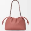 Średnia Flamenco Purse z miękkiej skóry jagnięcej typu nappa Średnia Flamenco Purse z miękkiej skóry jagnięcej typu nappa