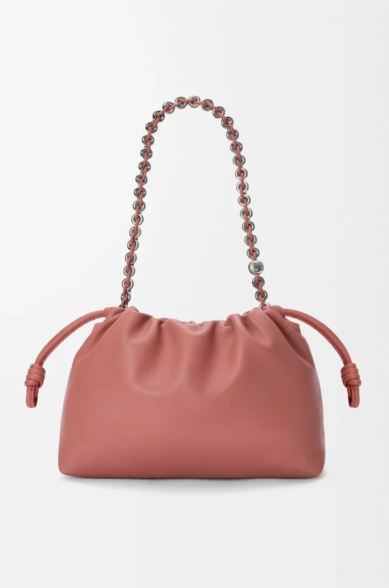 Średnia Flamenco Purse z miękkiej skóry jagnięcej typu nappa Średnia Flamenco Purse z miękkiej skóry jagnięcej typu nappa