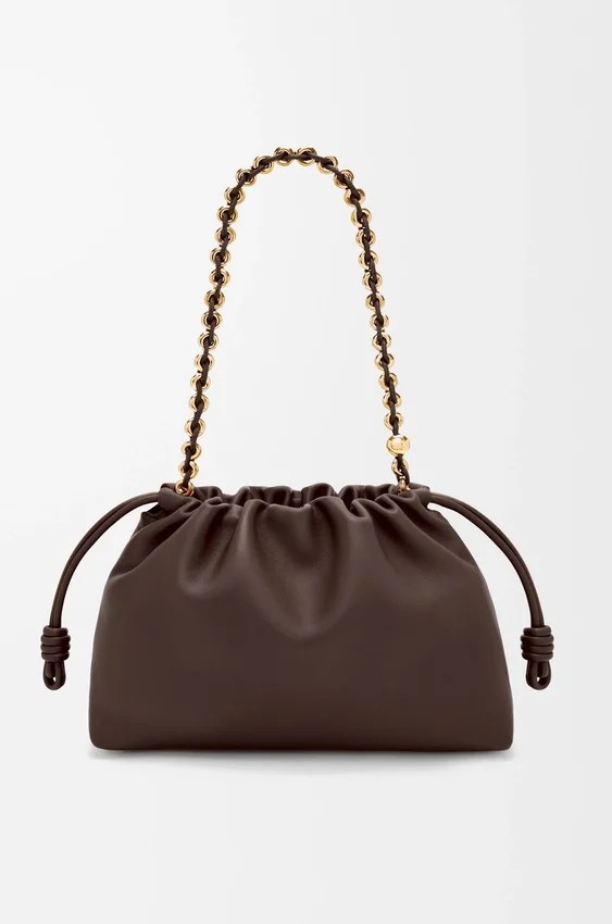 Średnia Flamenco Purse z miękkiej skóry jagnięcej typu nappa Średnia Flamenco Purse z miękkiej skóry jagnięcej typu nappa