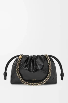 Średnia Flamenco Purse z skóry śluzowca