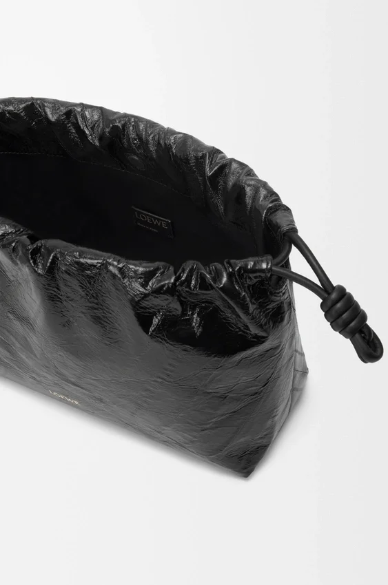 Średnia Flamenco Purse z skóry śluzowca Średnia Flamenco Purse z skóry śluzowca