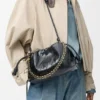 Średnia Flamenco Purse z skóry śluzowca Średnia Flamenco Purse z skóry śluzowca