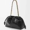 Średnia Flamenco Purse z skóry śluzowca Średnia Flamenco Purse z skóry śluzowca