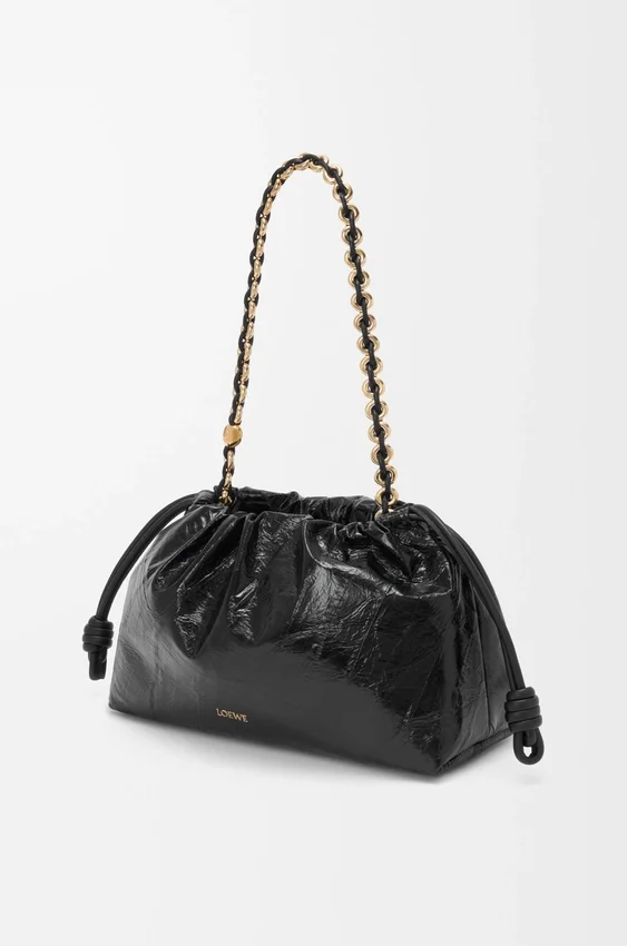 Średnia Flamenco Purse z skóry śluzowca Średnia Flamenco Purse z skóry śluzowca