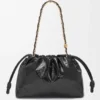 Średnia Flamenco Purse z skóry śluzowca Średnia Flamenco Purse z skóry śluzowca