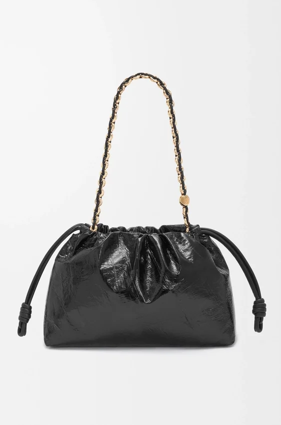 Średnia Flamenco Purse z skóry śluzowca Średnia Flamenco Purse z skóry śluzowca