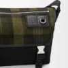 Średnia torba Flex Messenger z płótna i szczotkowanego zamszu Średnia torba Flex Messenger z płótna i szczotkowanego zamszu