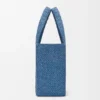 Średnia torba loewe Font Tote z rafii Średnia torba loewe Font Tote z rafii