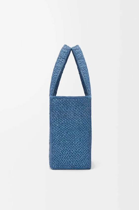 Średnia torba loewe Font Tote z rafii Średnia torba loewe Font Tote z rafii
