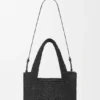 Średnia torba loewe Font Tote z rafii Średnia torba loewe Font Tote z rafii