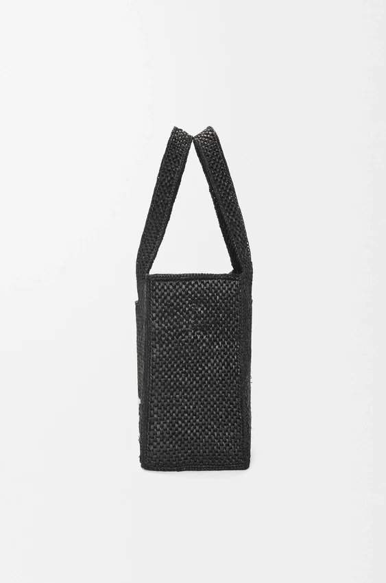 Średnia torba loewe Font Tote z rafii Średnia torba loewe Font Tote z rafii