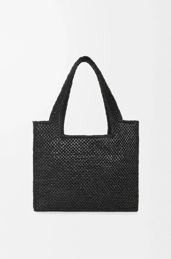 Średnia torba loewe Font Tote z rafii Średnia torba loewe Font Tote z rafii