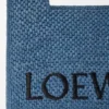 Średnia torba loewe Font Tote z rafii Średnia torba loewe Font Tote z rafii