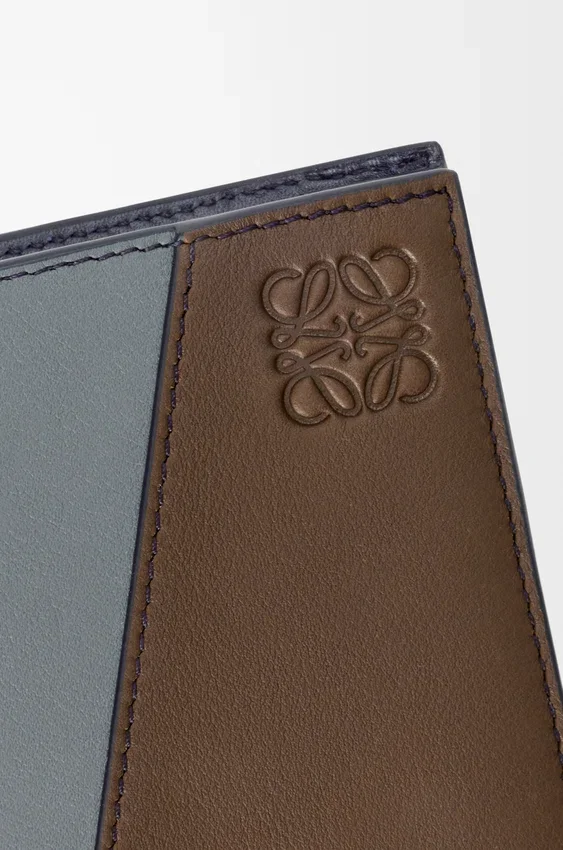 Składany portfel na monety Puzzle z klasycznej skóry cielęcej Składany portfel na monety Puzzle z klasycznej skóry cielęcej