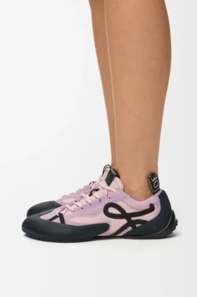 Sneakersy „Grip” z nylonu i zamszu