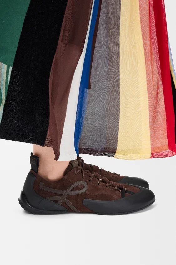 Sneakersy Grip z zamszowej skóry cielęcej Sneakersy Grip z zamszowej skóry cielęcej