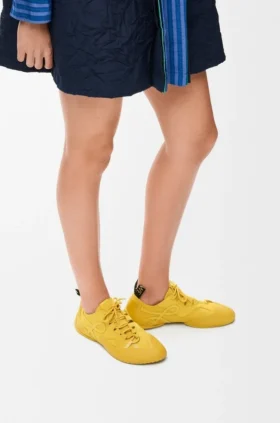 Sneakersy Grip z zamszowej skóry cielęcej
