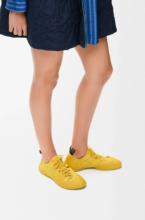Sneakersy Grip z zamszowej skóry cielęcej Sneakersy Grip z zamszowej skóry cielęcej