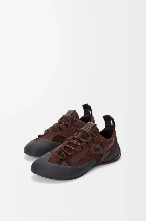 Sneakersy Grip z zamszowej skóry cielęcej Sneakersy Grip z zamszowej skóry cielęcej