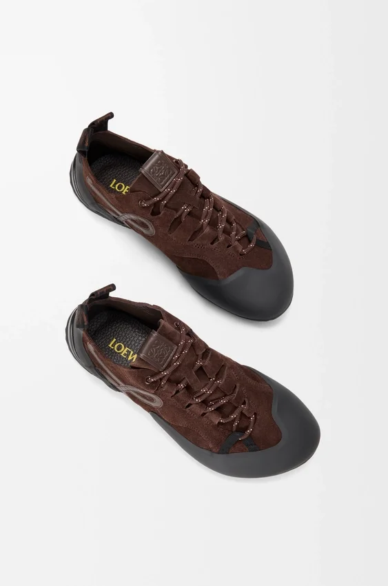 Sneakersy Grip z zamszowej skóry cielęcej Sneakersy Grip z zamszowej skóry cielęcej