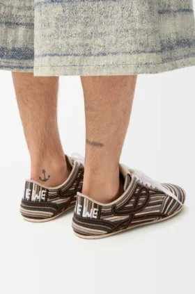 Sneakersy Yago z haftowanego płótna Sneakersy Yago z haftowanego płótna