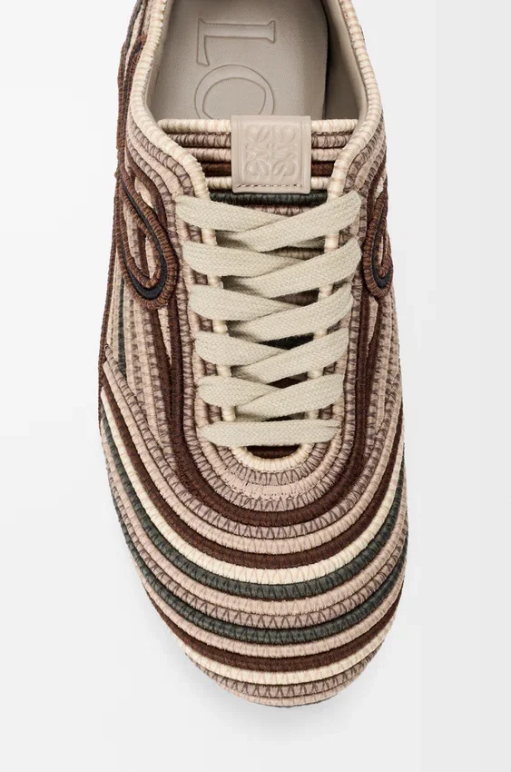 Sneakersy Yago z haftowanego płótna Sneakersy Yago z haftowanego płótna