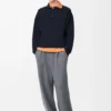 Sweter polo z wełny Sweter polo z wełny