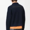 Sweter polo z wełny Sweter polo z wełny