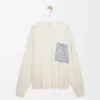Sweter z kieszenią „Anagram” z mieszanki bawełny Sweter z kieszenią „Anagram” z mieszanki bawełny