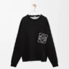 Sweter z kieszenią „Anagram” z mieszanki bawełny Sweter z kieszenią „Anagram” z mieszanki bawełny