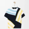 Sweter z krótkim rękawem z mieszanki bawełny Sweter z krótkim rękawem z mieszanki bawełny