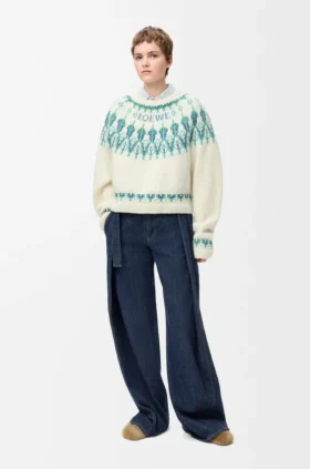 Sweter z mieszanki wełny