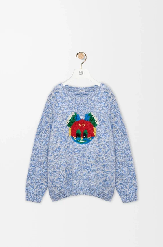 Sweter z mieszanki wełny i moheru Sweter z mieszanki wełny i moheru