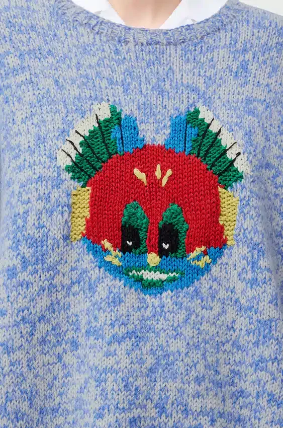 Sweter z mieszanki wełny i moheru Sweter z mieszanki wełny i moheru
