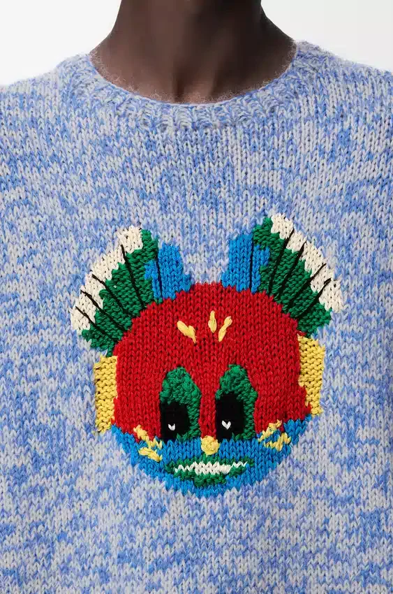 Sweter z mieszanki wełny i moheru Sweter z mieszanki wełny i moheru